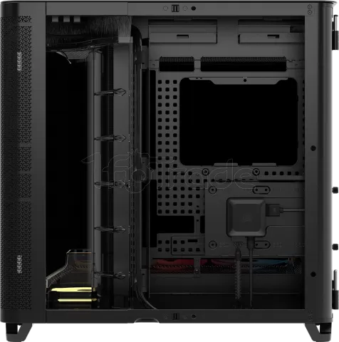 Photo de Boitier Moyen Tour E-ATX Corsair Air 5400 LX-R iCue Link RGB avec panneaux vitrés (Noir)