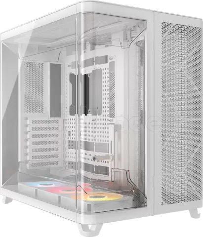 Photo de Boitier Moyen Tour E-ATX Corsair Air 5400 RS-R RGB avec panneaux vitrés (Blanc)