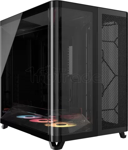 Photo de Boitier Moyen Tour E-ATX Corsair Air 5400 RS-R RGB avec panneaux vitrés (Noir)