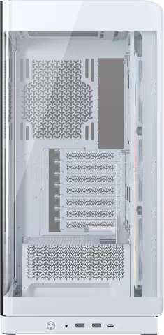 Photo de Boitier Moyen Tour E-ATX Corsair Frame 4500X LX-R iCue Link Panoramic RGB avec panneaux vitrés (Blanc)