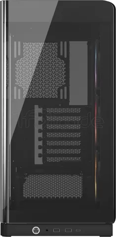 Photo de Boitier Moyen Tour E-ATX Corsair Frame 4500X LX-R iCue Link Panoramic RGB avec panneaux vitrés (Noir)