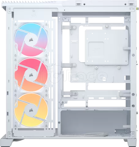 Photo de Boitier Moyen Tour E-ATX Corsair Frame 4500X RS-R Panoramic RGB avec panneaux vitrés (Blanc)