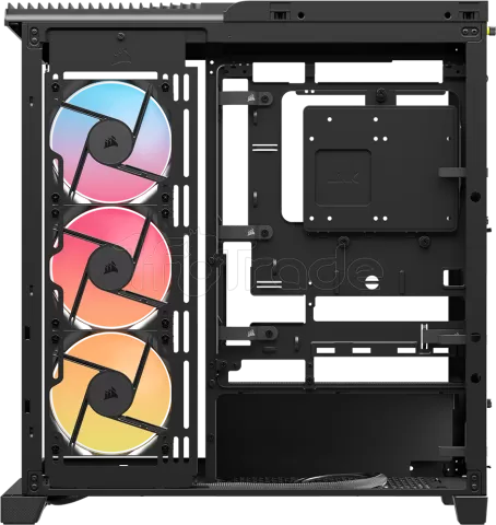 Photo de Boitier Moyen Tour E-ATX Corsair Frame 4500X RS-R Panoramic RGB avec panneaux vitrés (Noir)