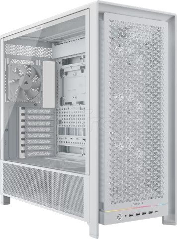 Photo de Boitier Moyen Tour E-ATX Corsair Frame 5000D RS avec panneau vitré (Blanc)