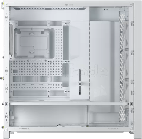 Photo de Boitier Moyen Tour E-ATX Corsair Frame 5000D RS avec panneau vitré (Blanc)