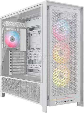 Photo de Boitier Moyen Tour E-ATX Corsair Frame 5000D RS RGB avec panneau vitré (Blanc)