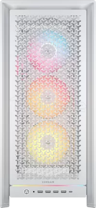 Photo de Boitier Moyen Tour E-ATX Corsair Frame 5000D RS RGB avec panneau vitré (Blanc)