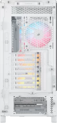 Photo de Boitier Moyen Tour E-ATX Corsair Frame 5000D RS RGB avec panneau vitré (Blanc)