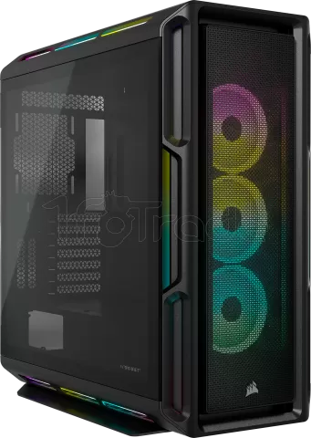 Photo de Boitier Moyen Tour E-ATX Corsair iCue 5000T RGB avec panneaux vitrés (Noir)