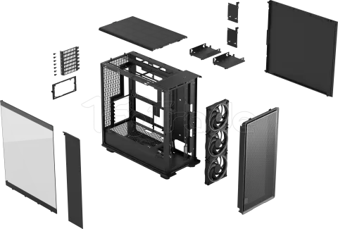 Photo de Boitier Moyen Tour E-ATX Fractal Design Epoch XL RGB avec panneau vitré (Noir)