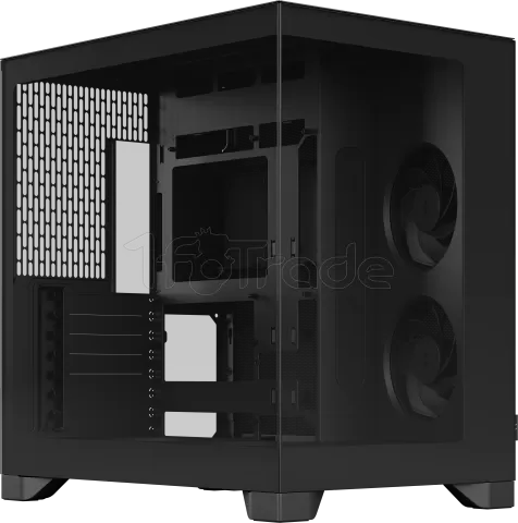 Photo de Boitier Moyen Tour E-ATX Fractal Design Pop 2 Vision avec panneaux vitrés (Noir)