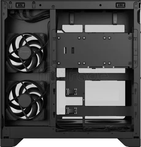 Photo de Boitier Moyen Tour E-ATX Fractal Design Pop 2 Vision avec panneaux vitrés (Noir)