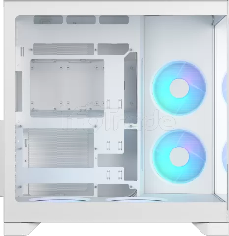 Photo de Boitier Moyen Tour E-ATX Fractal Design Pop 2 Vision RGB avec panneaux vitrés (Blanc)