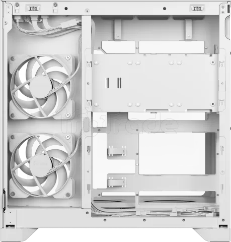 Photo de Boitier Moyen Tour E-ATX Fractal Design Pop 2 Vision RGB avec panneaux vitrés (Blanc)