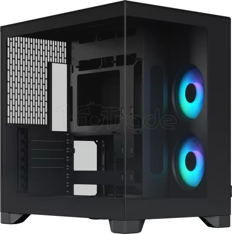 Photo de Boitier Moyen Tour E-ATX Fractal Design Pop 2 Vision RGB avec panneaux vitrés (Noir)