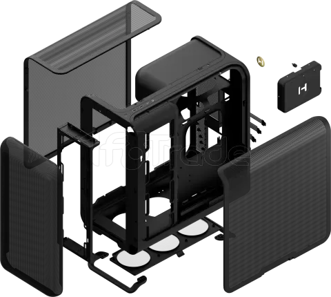 Photo de Boitier Moyen Tour E-ATX Hyte X50 Air (Noir)