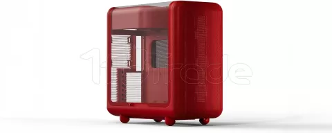 Photo de Boitier Moyen Tour E-ATX Hyte X50 avec panneaux vitrés (Rouge)