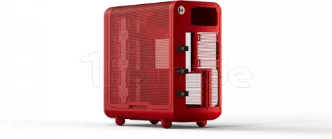 Photo de Boitier Moyen Tour E-ATX Hyte X50 avec panneaux vitrés (Rouge)