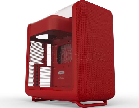 Photo de Boitier Moyen Tour E-ATX Hyte X50 avec panneaux vitrés (Rouge)