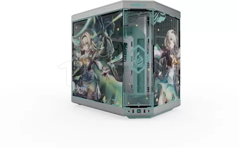 Photo de Boitier Moyen Tour E-ATX Hyte Y70 Firefly avec panneaux vitrés (Gris)