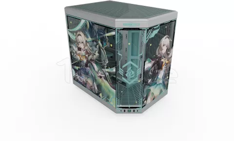 Photo de Boitier Moyen Tour E-ATX Hyte Y70 Firefly avec panneaux vitrés (Gris)