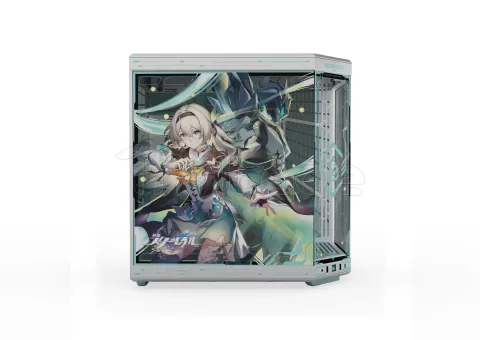 Photo de Boitier Moyen Tour E-ATX Hyte Y70 Firefly avec panneaux vitrés (Gris)