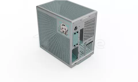 Photo de Boitier Moyen Tour E-ATX Hyte Y70 Firefly avec panneaux vitrés (Gris)
