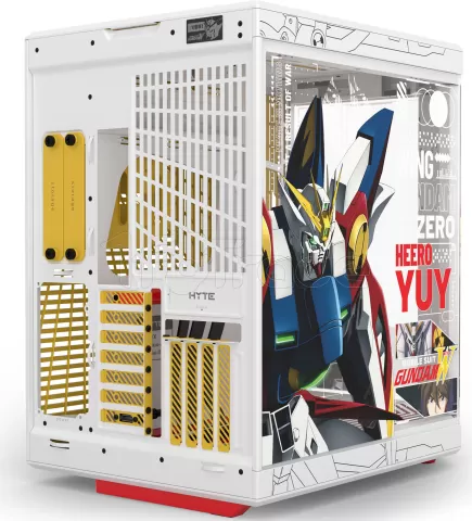 Photo de Boitier Moyen Tour E-ATX Hyte Y70 Touch Infinite Gundam Wing avec panneaux vitrés (Blanc)