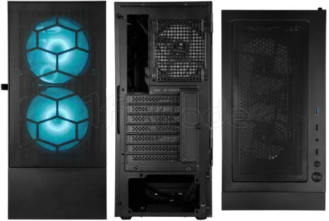 Photo de Boitier Moyen Tour E-ATX Kolink Observatory MX Mesh RGB avec panneau vitré (Noir)