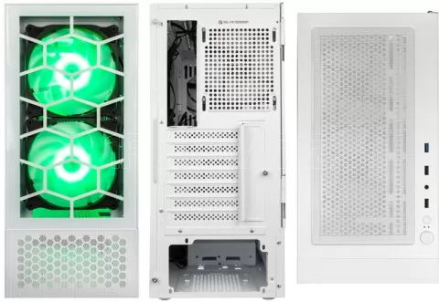Photo de Boitier Moyen Tour E-ATX Kolink Observatory MX RGB avec panneaux vitrés (Blanc)