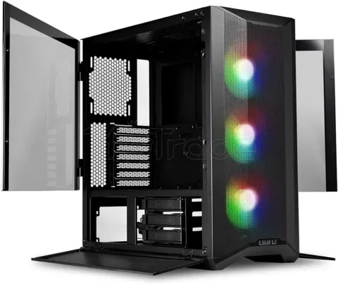 Photo de Boitier Moyen Tour E-ATX Lian-Li Lancool II Mesh C RGB avec panneaux vitrés (Noir)