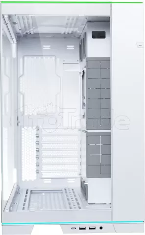 Photo de Boitier Moyen Tour E-ATX Lian-Li O11 Dynamic Evo RGB avec panneaux vitrés (Blanc)