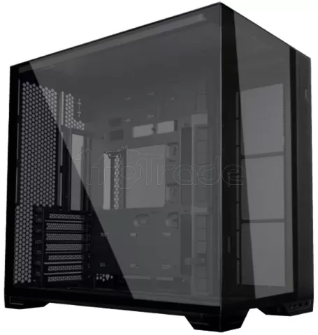 Photo de Boitier Moyen Tour E-ATX Lian-Li O11 Vision Compact avec panneaux vitrés (Noir)