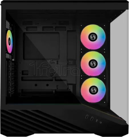 Photo de Boitier Moyen Tour E-ATX Lian Li Vector V100 RGB avec panneaux vitrés (Noir)