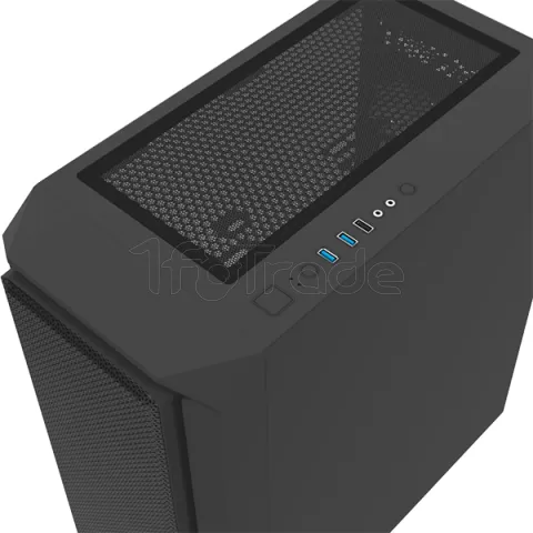 Photo de Boitier Moyen Tour E-ATX Montech Air X RGB avec panneau vitré (Noir)