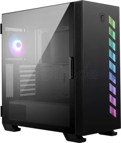 Photo de Boitier Moyen Tour E-ATX MSI Mag Vampiric 300R RGB avec panneau vitré (Noir)