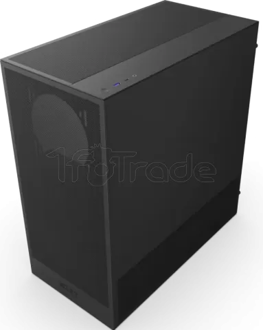 Photo de Boitier Moyen Tour E-ATX NZXT H5 Flow avec panneau vitré (Noir)