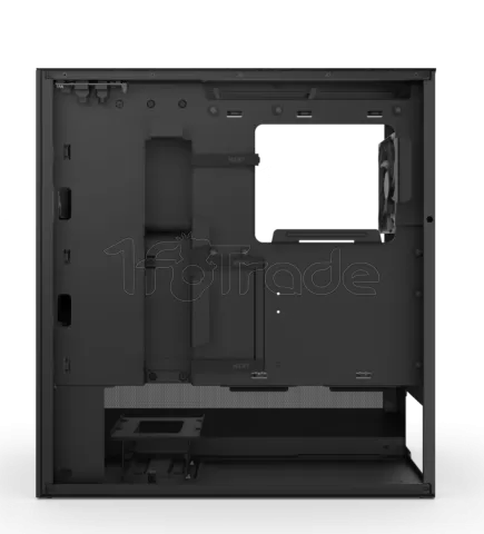 Photo de Boitier Moyen Tour E-ATX NZXT H5 Flow avec panneau vitré (Noir)