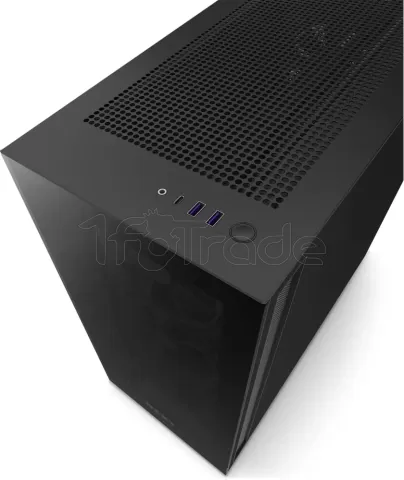 Photo de Boitier Moyen Tour E-ATX NZXT H7 Elite RGB avec panneaux vitrés (Noir)