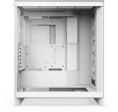 Photo de Boitier Moyen Tour E-ATX NZXT H7 Flow RGB avec panneau vitré (Blanc)