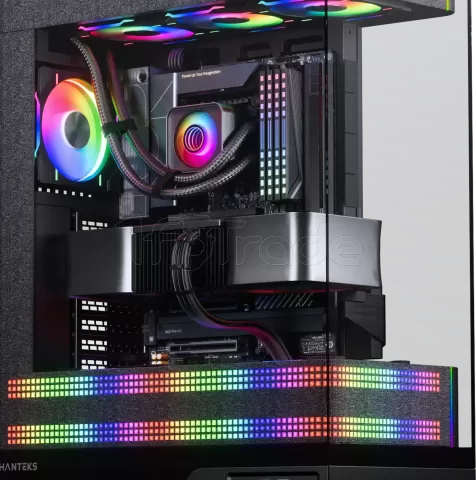 Photo de Boitier Moyen Tour E-ATX Phanteks Evolv X2 Matrix RGB avec panneau vitré (Noir)