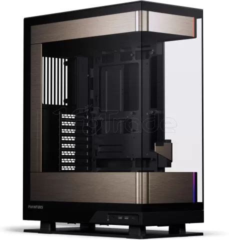 Photo de Boitier Moyen Tour E-ATX Phanteks Evolv X2 RGB avec panneau vitré (Noir/Or)