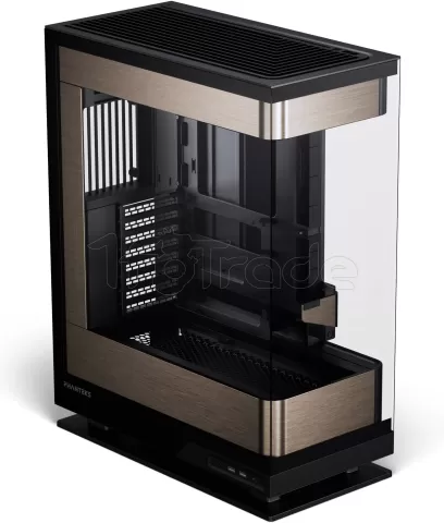 Photo de Boitier Moyen Tour E-ATX Phanteks Evolv X2 RGB avec panneau vitré (Noir/Or)