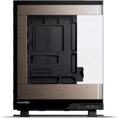 Photo de Boitier Moyen Tour E-ATX Phanteks Evolv X2 RGB avec panneau vitré (Noir/Or)