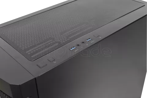 Photo de Boitier Moyen Tour E-ATX Thermaltake H590 RGB avec panneaux vitrés (Noir)
