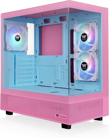Photo de Boitier Moyen Tour E-ATX Thermaltake View 270 Plus TG RGB avec panneaux vitrés (Rose/Bleu)