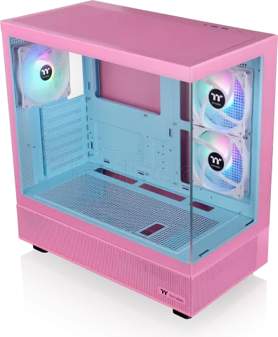 Photo de Boitier Moyen Tour E-ATX Thermaltake View 270 Plus TG RGB avec panneaux vitrés (Rose/Bleu)