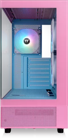 Photo de Boitier Moyen Tour E-ATX Thermaltake View 270 Plus TG RGB avec panneaux vitrés (Rose/Bleu)