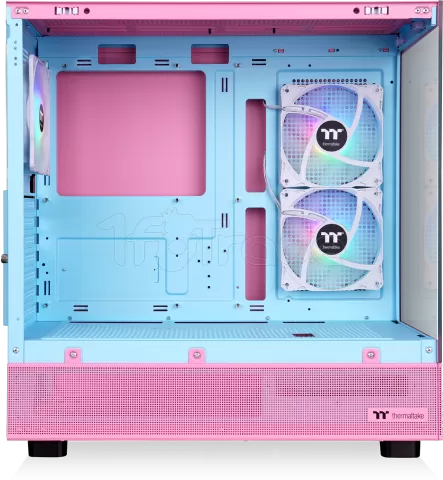 Photo de Boitier Moyen Tour E-ATX Thermaltake View 270 Plus TG RGB avec panneaux vitrés (Rose/Bleu)