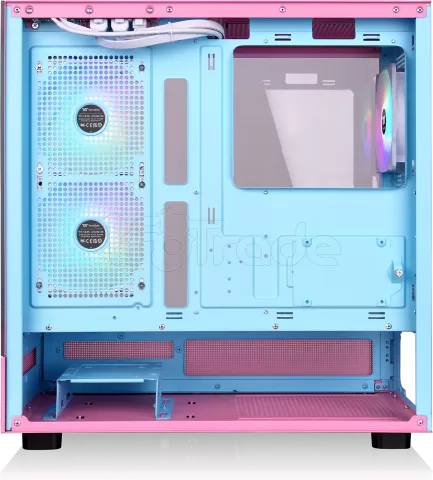 Photo de Boitier Moyen Tour E-ATX Thermaltake View 270 Plus TG RGB avec panneaux vitrés (Rose/Bleu)